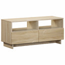 TV-bord 90 x 34.5 x 40 cm Sonoma-eg Konstrueret træ