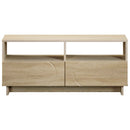 TV-bord 90 x 34.5 x 40 cm Sonoma-eg Konstrueret træ