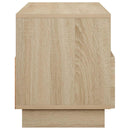 TV-bord 90 x 34.5 x 40 cm Sonoma-eg Konstrueret træ