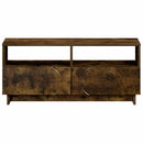 TV-bord 90 x 34,5 x 40 cm Røget eg Konstrueret træ