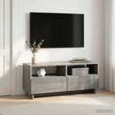 TV-bord 90 x 34.5 x 40 cm Grå Sonoma Konstrueret træ