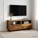 TV-bord 90 x 34.5 x 40 cm Gammelt træ Konstrueret træ