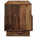 TV-bord 90 x 34.5 x 40 cm Gammelt træ Konstrueret træ