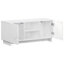 TV-bord 90 x 34.5 x 40 cm Hvid Konstrueret træ