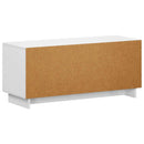 TV-bord 90 x 34.5 x 40 cm Hvid Konstrueret træ
