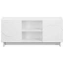 TV-bord 90 x 34.5 x 40 cm Hvid Konstrueret træ