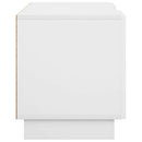 TV-bord 90 x 34.5 x 40 cm Hvid Konstrueret træ