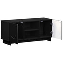 TV-bord 90 x 34.5 x 40 cm Sort Konstrueret træ