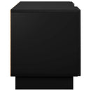 TV-bord 90 x 34.5 x 40 cm Sort Konstrueret træ