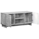 TV-bord 90 x 34.5 x 40 cm Betongrå Konstrueret træ