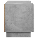 TV-bord 90 x 34.5 x 40 cm Betongrå Konstrueret træ