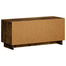TV-bord 90 x 34.5 x 40 cm Røget eg Konstrueret træ