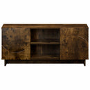 TV-bord 90 x 34.5 x 40 cm Røget eg Konstrueret træ