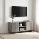 TV-bord 90 x 34.5 x 40 cm Grå Sonoma Konstrueret træ