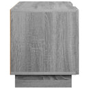 TV-bord 90 x 34.5 x 40 cm Grå Sonoma Konstrueret træ