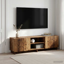 TV-bord 140 x 34.5 x 40 cm Gammelt træ Konstrueret træ