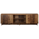 TV-bord 140 x 34.5 x 40 cm Gammelt træ Konstrueret træ
