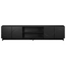 TV-bord 179,5 x 34,5 x 40 cm Sort Konstrueret træ