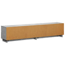 TV-bord 179,5 x 34,5 x 40 cm Betongrå Konstrueret træ