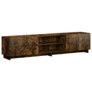 TV-bord 179,5 x 34,5 x 40 cm Røget eg Konstrueret træ