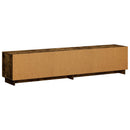 TV-bord 179,5 x 34,5 x 40 cm Røget eg Konstrueret træ