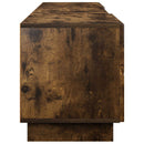 TV-bord 179,5 x 34,5 x 40 cm Røget eg Konstrueret træ