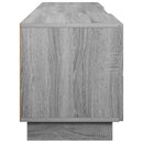 TV-bord 179,5 x 34,5 x 40 cm Grå Sonoma Konstrueret træ