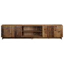 TV-bord 179,5 x 34,5 x 40 cm Gammelt træ Konstrueret træ