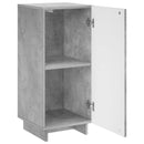 Skænk Betongrå 33.5 x 34.5 x 75 cm Konstrueret træ