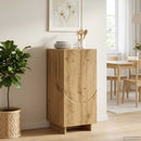 Skænk Artisan-eg 33.5 x 34.5 x 75 cm Konstrueret træ