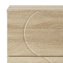 Skænk Sonoma-eg 33,5 x 34,5 x 75 cm Konstrueret træ