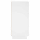 Skænk Hvid højglans 33,5 x 34,5 x 75 cm Konstrueret træ