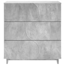 Skænk Betongrå 70 x 38 x 75 cm Konstrueret træ