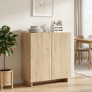 Skænk Sonoma-eg 67 x 34,5 x 75 cm Konstrueret træ