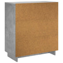 Skænk Betongrå 67 x 34,5 x 75 cm Konstrueret træ