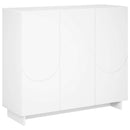 Sideboard Hvid 85.5 x 31 x 75 cm Konstrueret træ
