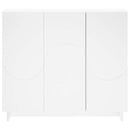 Sideboard Hvid 85.5 x 31 x 75 cm Konstrueret træ