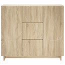 Sideboard Sonoma-eg 85.5 x 31 x 75 cm Konstrueret træ