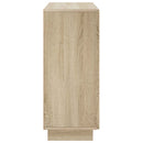 Sideboard Sonoma-eg 85.5 x 31 x 75 cm Konstrueret træ