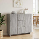 Sideboard Grå Sonoma 85.5 x 31 x 75 cm Konstrueret træ