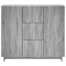 Sideboard Grå Sonoma 85.5 x 31 x 75 cm Konstrueret træ