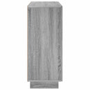 Sideboard Grå Sonoma 85.5 x 31 x 75 cm Konstrueret træ