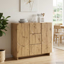 Sideboard Artisan-eg 85.5 x 31 x 75 cm Konstrueret træ