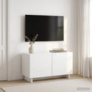 TV-bord 60 x 34.5 x 40 cm Hvid Konstrueret træ