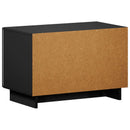 TV-bord 60 x 34.5 x 40 cm Sort Konstrueret træ