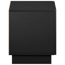 TV-bord 60 x 34.5 x 40 cm Sort Konstrueret træ