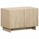 TV-bord 60 x 34.5 x 40 cm Sonoma-eg Konstrueret træ