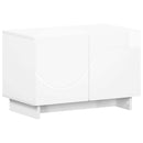 TV-bord 60 x 34.5 x 40 cm Hvid højglans Konstrueret træ
