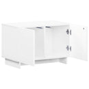 TV-bord 60 x 34.5 x 40 cm Hvid højglans Konstrueret træ
