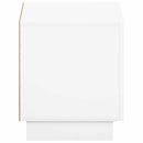 TV-bord 60 x 34.5 x 40 cm Hvid højglans Konstrueret træ